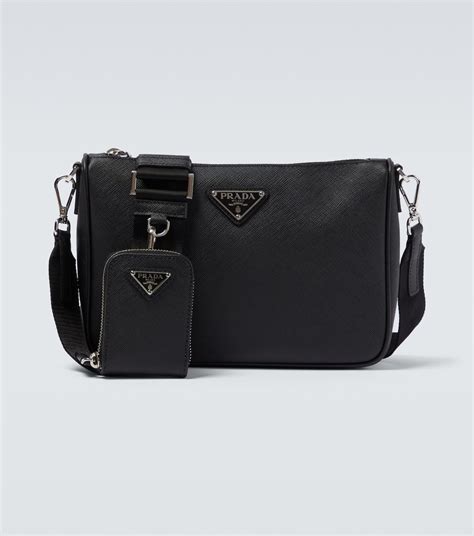 prada saffiano leather crossbody bag anthracite|authentic prada saffiano.